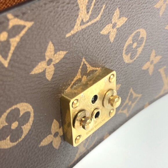 LOUIS VUITTON Brown Monogram Canvas Pouch - Picture 11 of 16